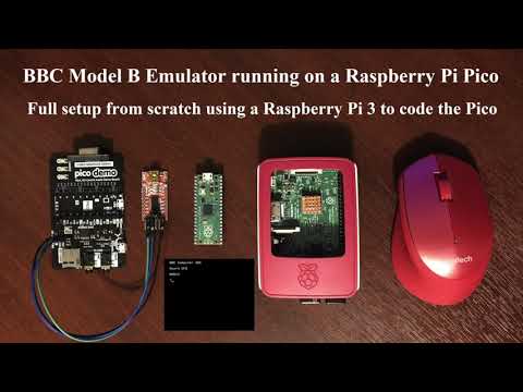 How To get a BBC Model B Emulator running on a Raspberry Pi Pico - Full Tutorial