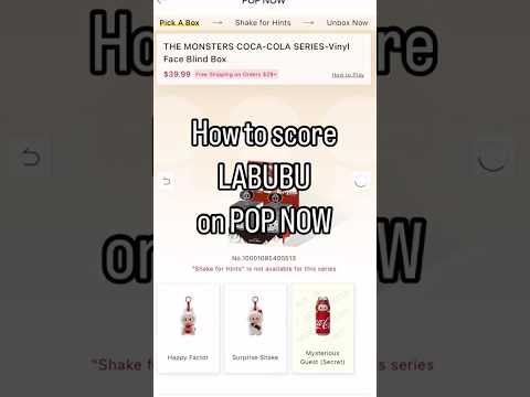 How to get a Labubu from Popmart — Works every time ✅💯#labubu #popmart #blindbox #popnow #unboxing