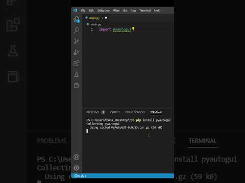 How to install Python packages with PIP - Import libraries