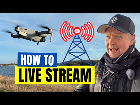 How to Live Stream DJI Mini 2 🔴 Works for Mavic Mini too 🔴 Prism Live Stream Tutorial