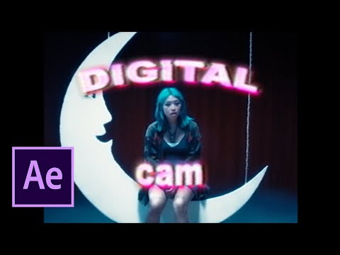 How To Make A OLD Digital Camera EFFECT In After Effects (NO PLUGINS)