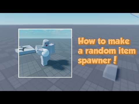 How to make a random item spawner in ROBLOX! | 2021 |