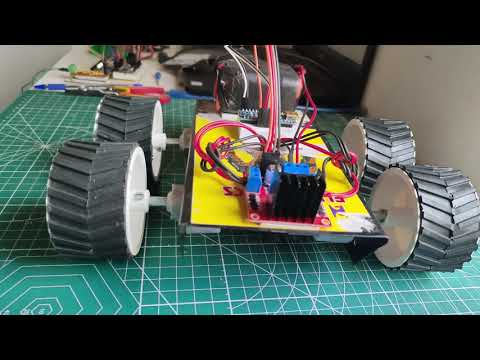 How to make a simple car with Arduino and L298N motor driver  #arduinoproject
