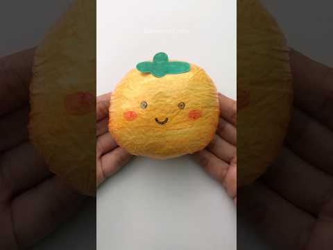 How to make a tissue paper squishy #papercraft #gift #squishy #satisfying #diy