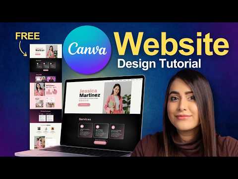 How To Make A Website Using Canva For FREE | Complete Canva Website Tutorial