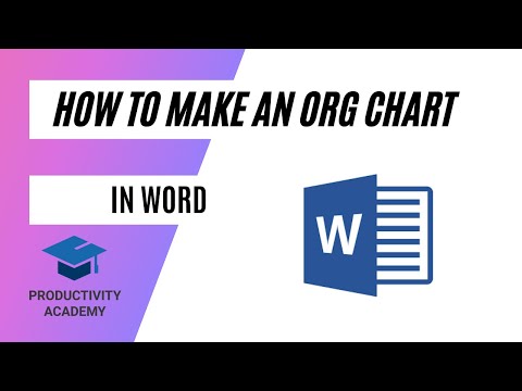 How To Make An Org Chart In Word