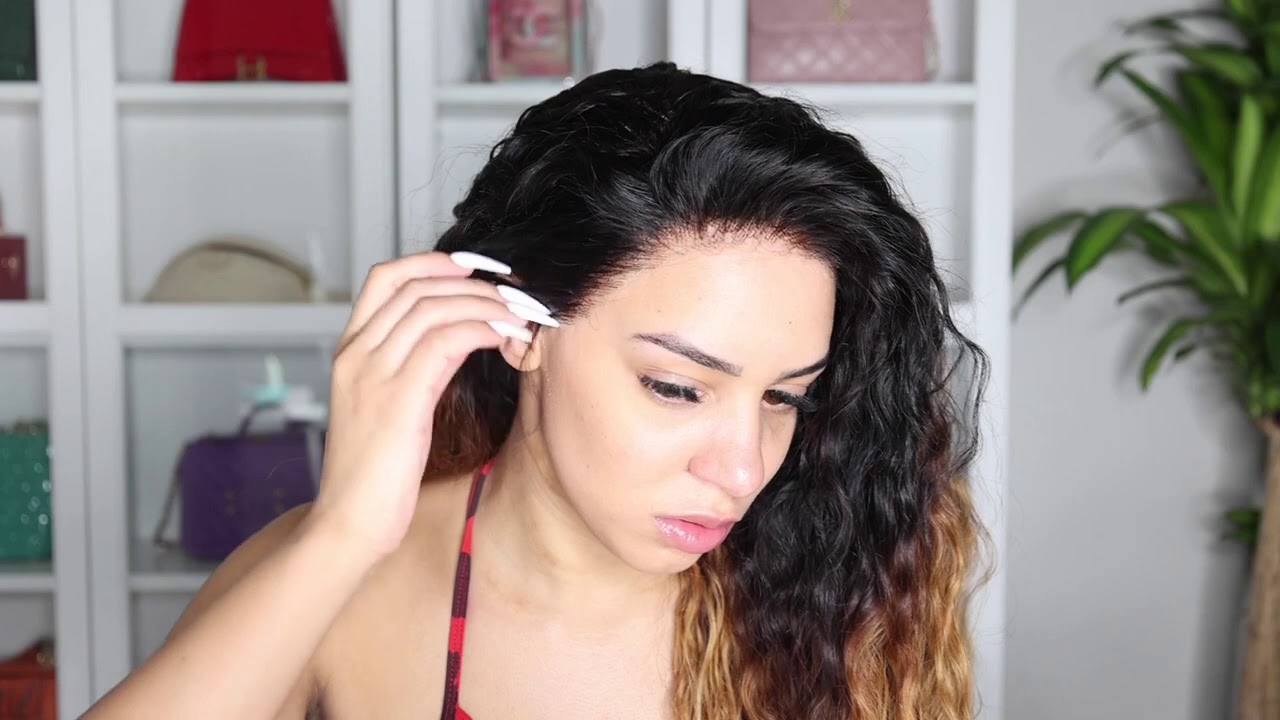 How to make baby hair |Water Wave Wig & Edges Routine | Ft. Sdamey Hair |  Tiffanieray