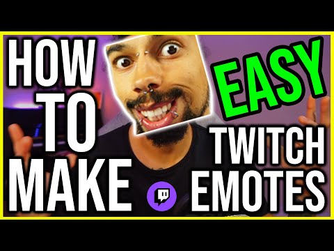 How To Make Twitch Emotes FAST | 2 EASY Methods & Upload Covered