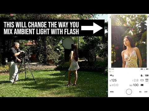 How to MIX Ambient Light and Flash to Create Gorgeous Portraits. A Photography and Lighting Tutorial