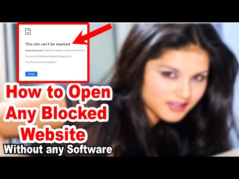 How to Open/Access Blocked Websites Without any Software 100% Fixed Chrome, Firefox, Opera In Hindi.