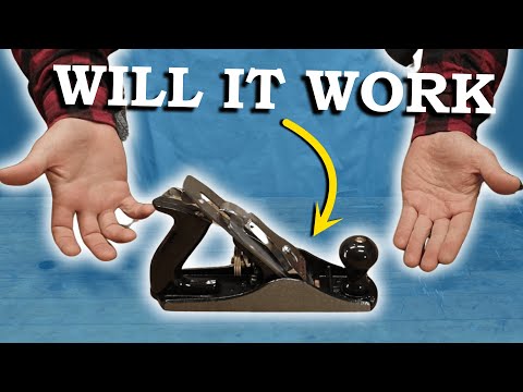 How to prepare new Stanley Bailey hand plane!