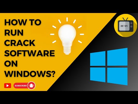 How to run crack file in windows - bypass window security