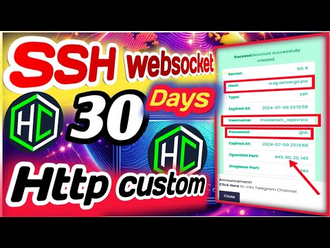 How to Set Up HTTP Custom VPN with 30-Day WebSocket Account | Step-by-Step Guide