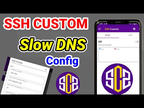 How to setup SSH Custom VPN with slow dns server settings for secure browsing