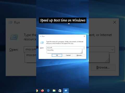 how to speed up boot time in windows 10 || Speed up Boot time on Windows #shorts #ytshorts  #2023