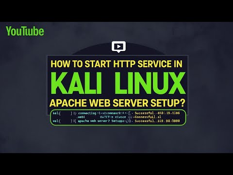 How to Start HTTP Service in Kali Linux | Apache Web Server Setup?