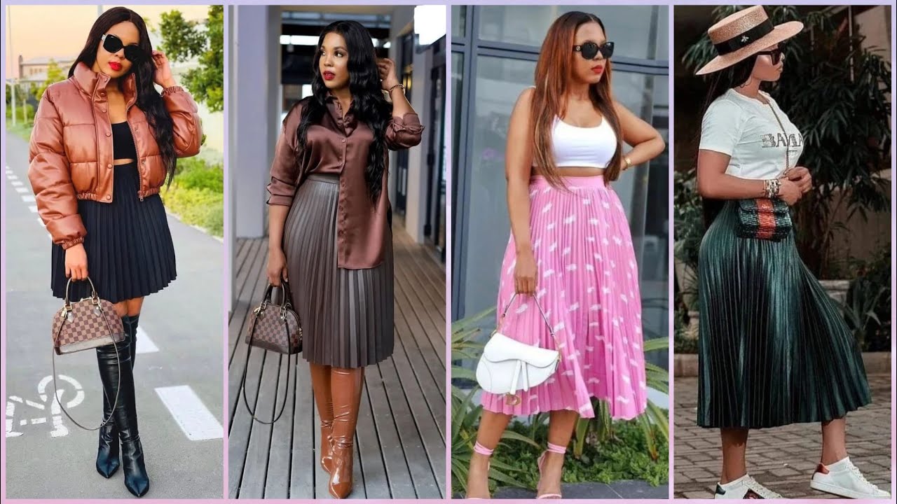 How to style Pleated Skirt || Pleated Skirts outfits ideas