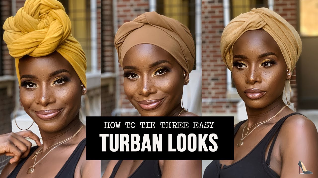 HOW TO: TIE THREE EASY TURBAN LOOKS | AÏCHATOU BELLA