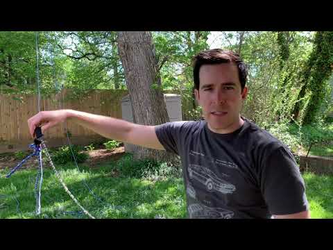 How to trim a tall tree branch in 20 minutes for only $7 without climbing or a ladder (DIY)