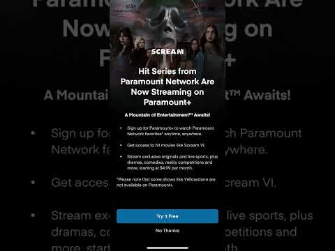 How to upgrade to Paramount+ in Paramount Network app?