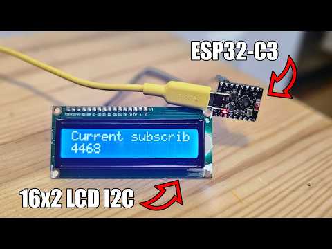 How to Use ESP32 C3 Super Mini with a 16x2 LCD via I2C