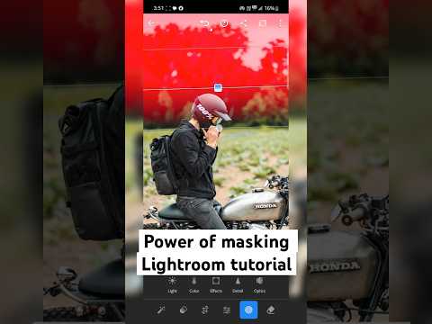 How to use Lightroom masking tool tutorial #colorgrading #lightroommasking #lightroomtutorial