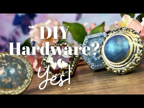 How To Use Redesign Knob Moulds-Create Your Own Custom Hardware! #hardware #resinmoulds