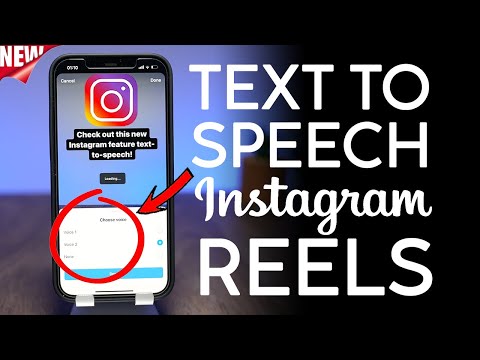 How to Use Text to Speech Feature on Instagram Reels - NEW UPDATE 2021 #texttospeech
