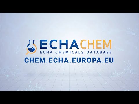 How to use the Classification and Labelling Inventory in ECHA's chemicals database