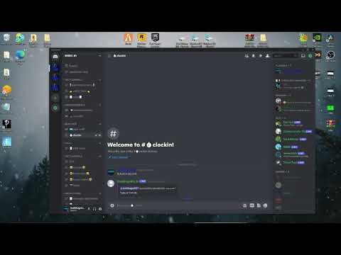 How to use the clockin bot in discord tutorial
