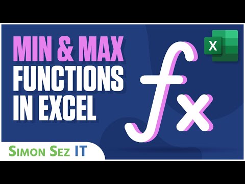 How to Use the MIN and MAX Functions in Excel
