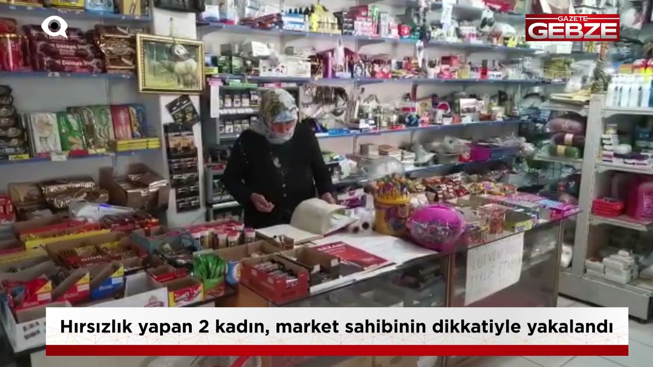 Hırsızlık yapan 2 kadın, market sahibinin dikkatiyle yakalandı!