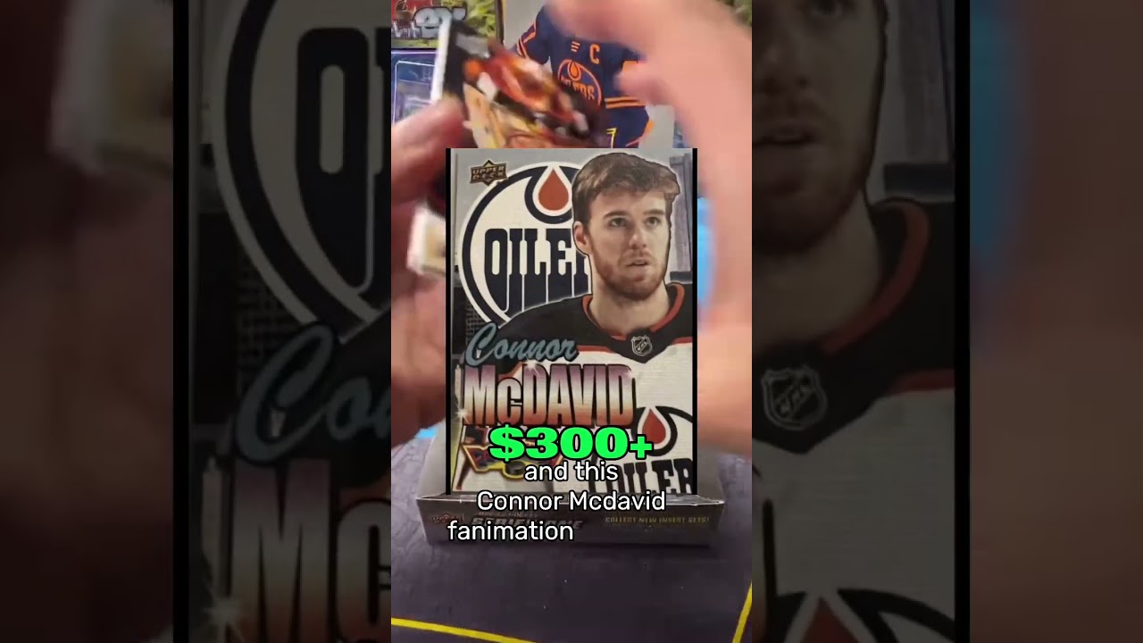 HUGE CARD HIT out of a 2022-23 Upper Deck Series One Hockey Hobby Pack #sportscards #hockeycards