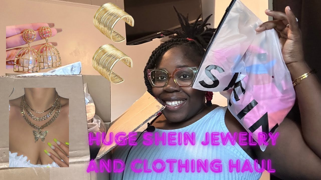 HUGE SHEIN JEWELRY AND PLUS SIZE CLOTHING HAUL!