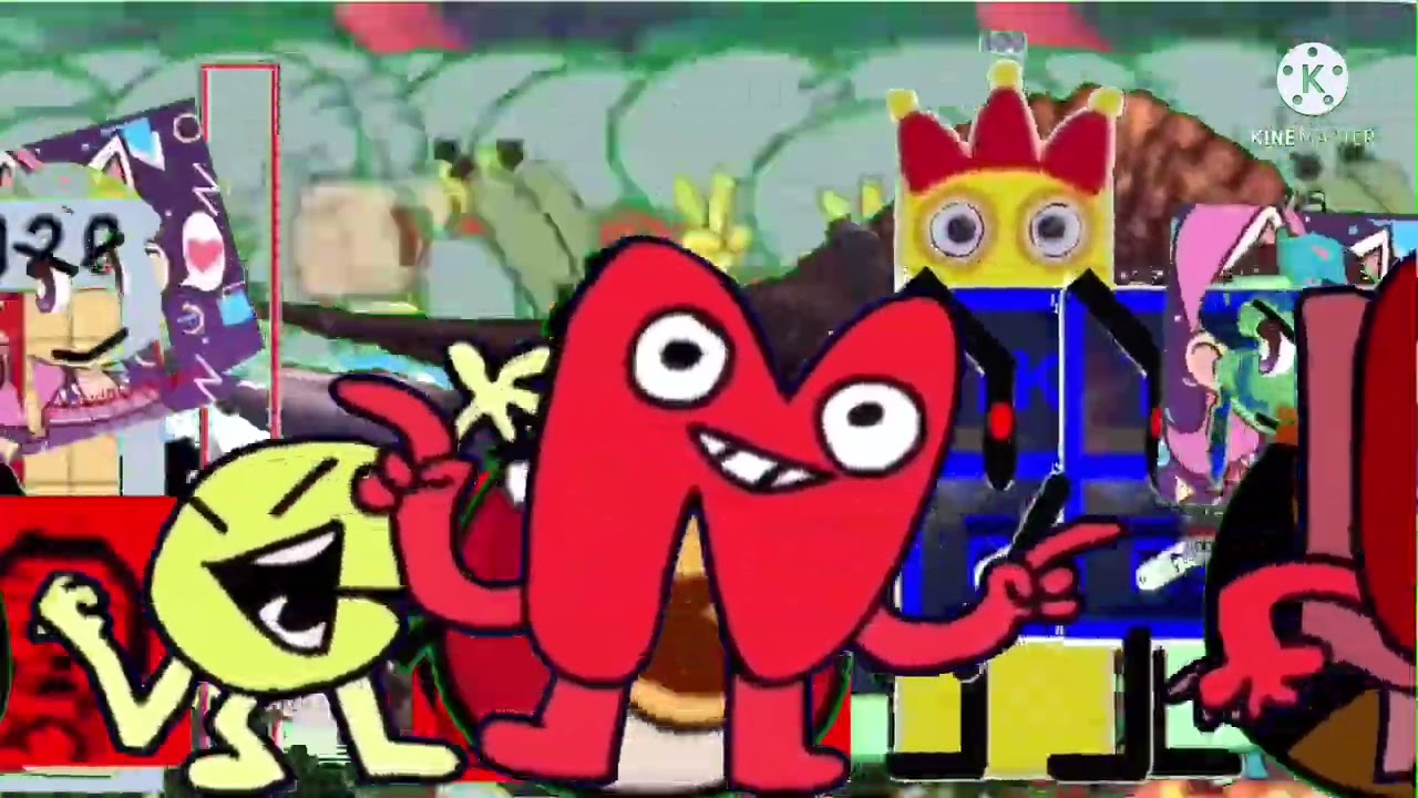 Huge stampede green screen