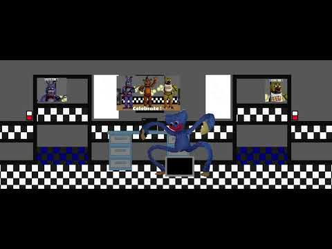 Huggy wuggy playing five night at freddy’s