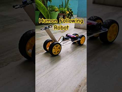 Human Following Robot Without Arduino  #diy #shorts #robot