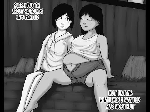 Hungry girls [version II] (weight gain comics) by Foxfire486 chubby anime weight gain