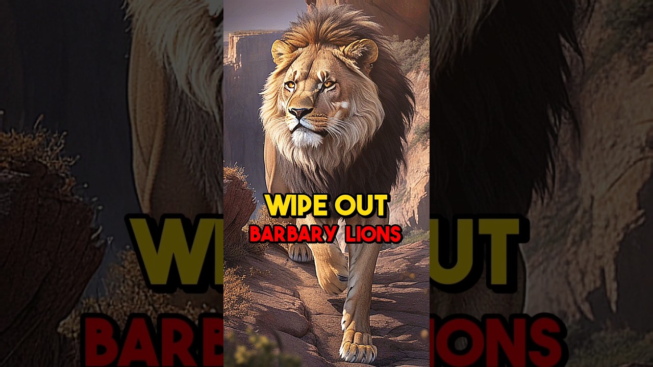 HUNTED to EXTINCTION: Barbary Lions 🦁⚠️