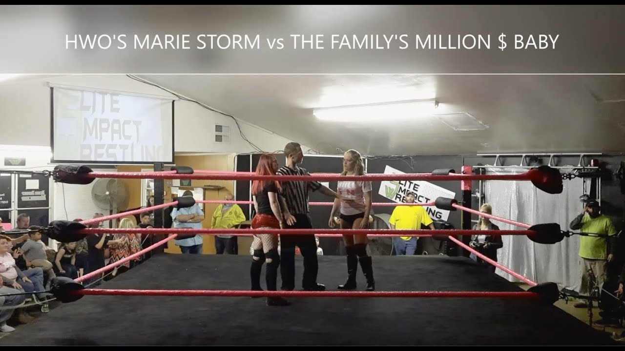 HWO'S MARIE STORM vs THE FAMILY'S MILLION $ BABY (I QUIT MATCH) (EIW 2/5/2022 TRENTON TN.)