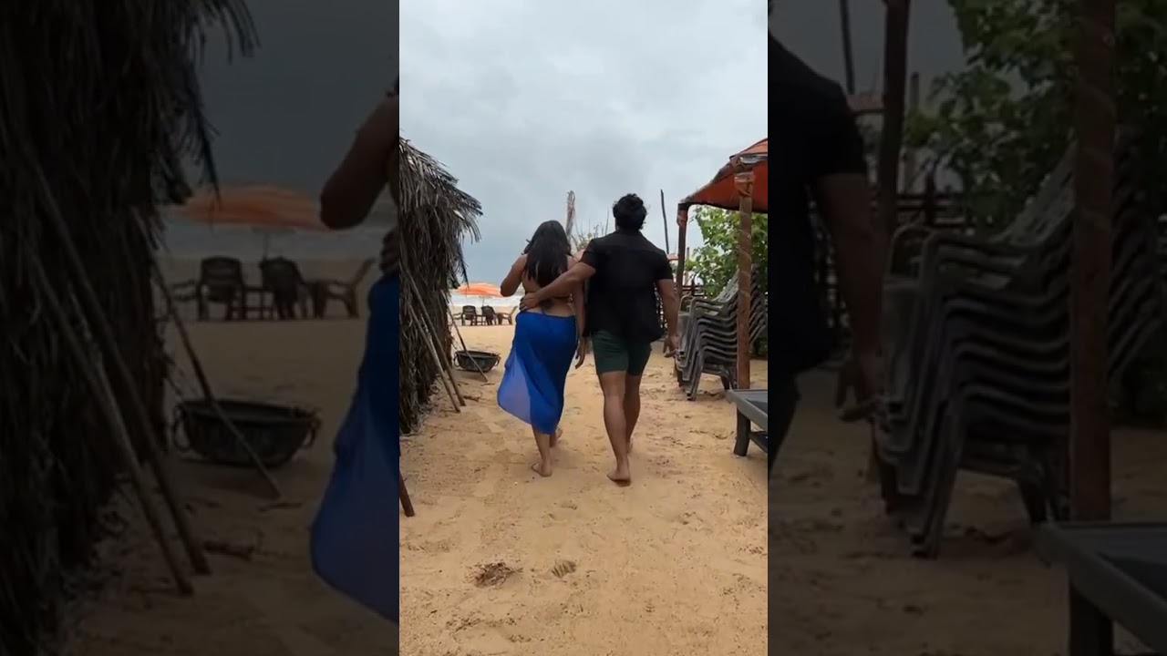 Hy lover preeti puneet Goa shoot time #action #love #preetipreeti #emotionalmoments