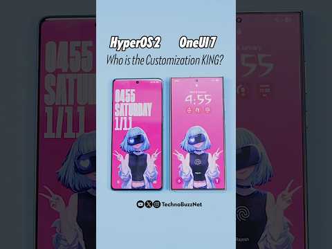 HyperOS 2 vs One UI 7: Which one's the customization champ?