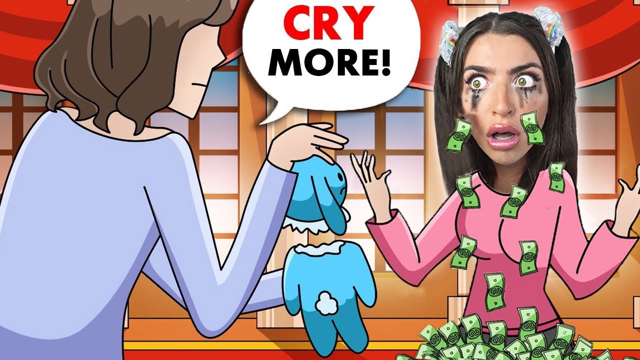 I CRY TEARS OF MONEY, My Parents Force Me To.. (True Story Animation)