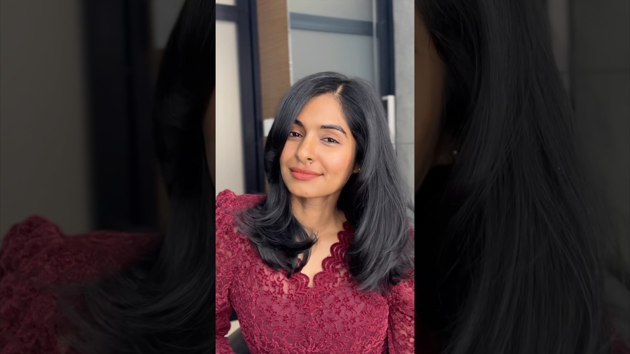 I cut my hair short 😔😁 long to short hair 🧐 #shortsvideo #shortcurly #shorthair