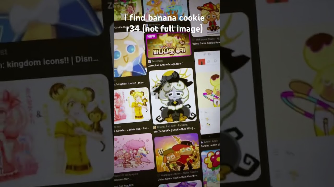I find banana cookie r34