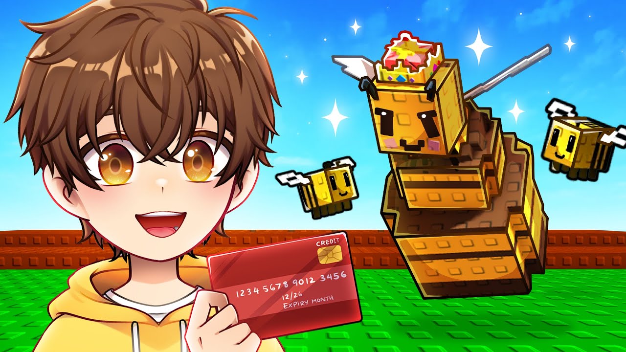 i got the QUEEN BEE in Grow a Garden...!