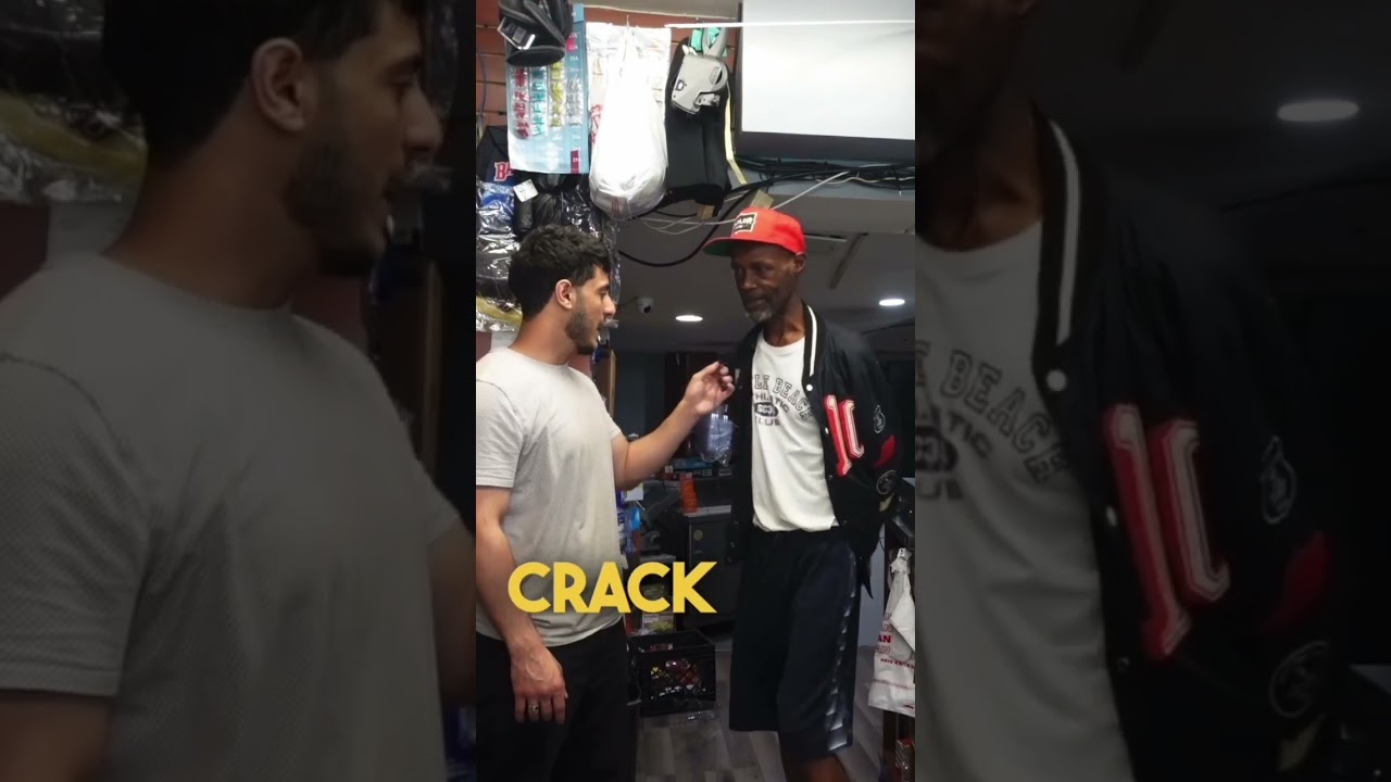 I made him say “crack my finger” backwards