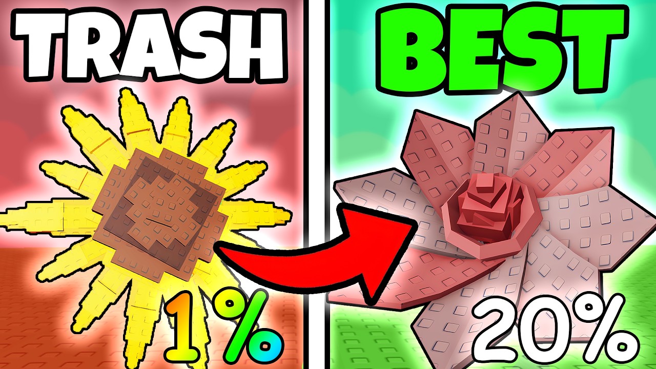 I RANKED EVERY NEW PLANT In Grow A Garden!!