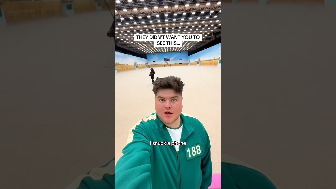 I SNUCK a phone onto the set of Squid Game: The Challenge… 🤯 #squidgame #squidgamechallenge