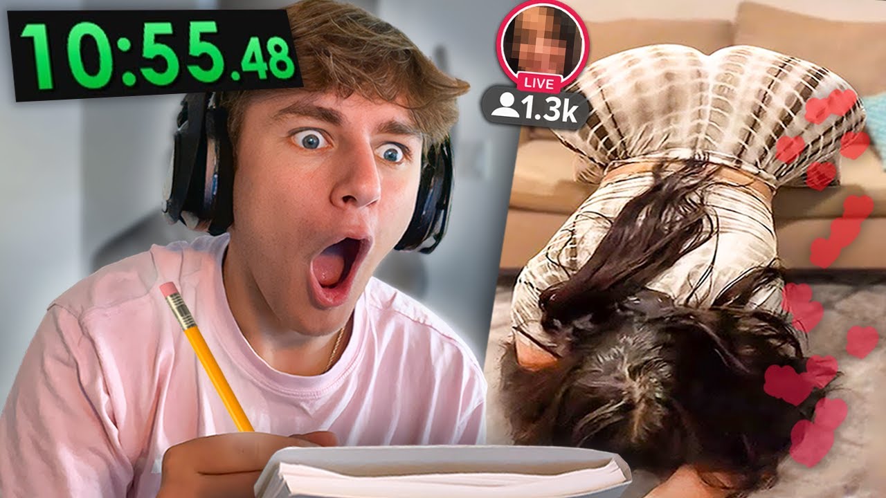 I Speedrun TikTok Live...